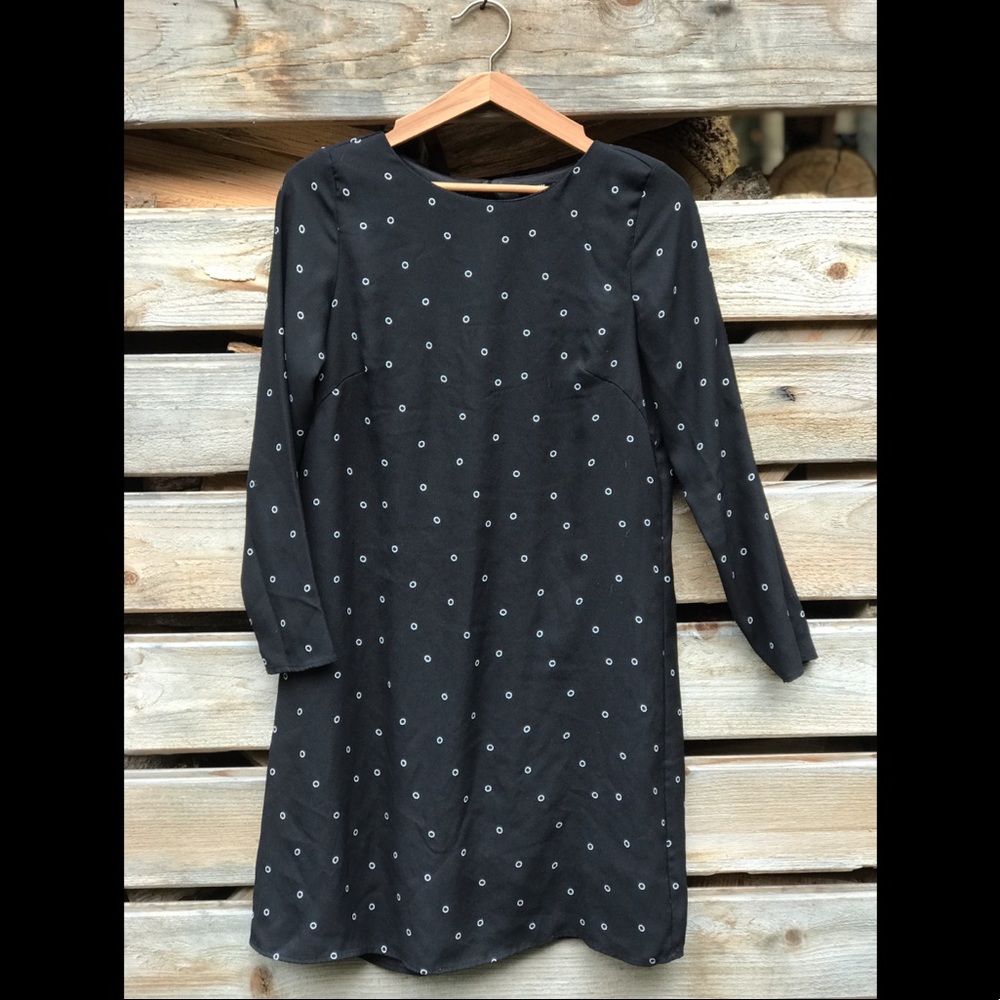 H&M Patterned tent dress polka dot size 8 Medium